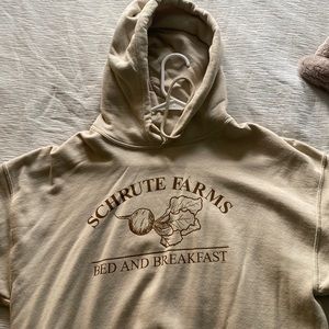 The Office Shrute Farms Cream Hoodie
